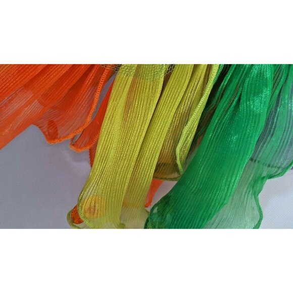 Art Stone Competitor Girls Dance Costume Small Purple Green Flower Dress Up - Picture 3 of 6